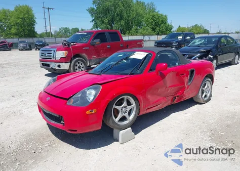 2001 Toyota Mr2 Spyder из США, поврежденный, VIN JTDFR320410040517